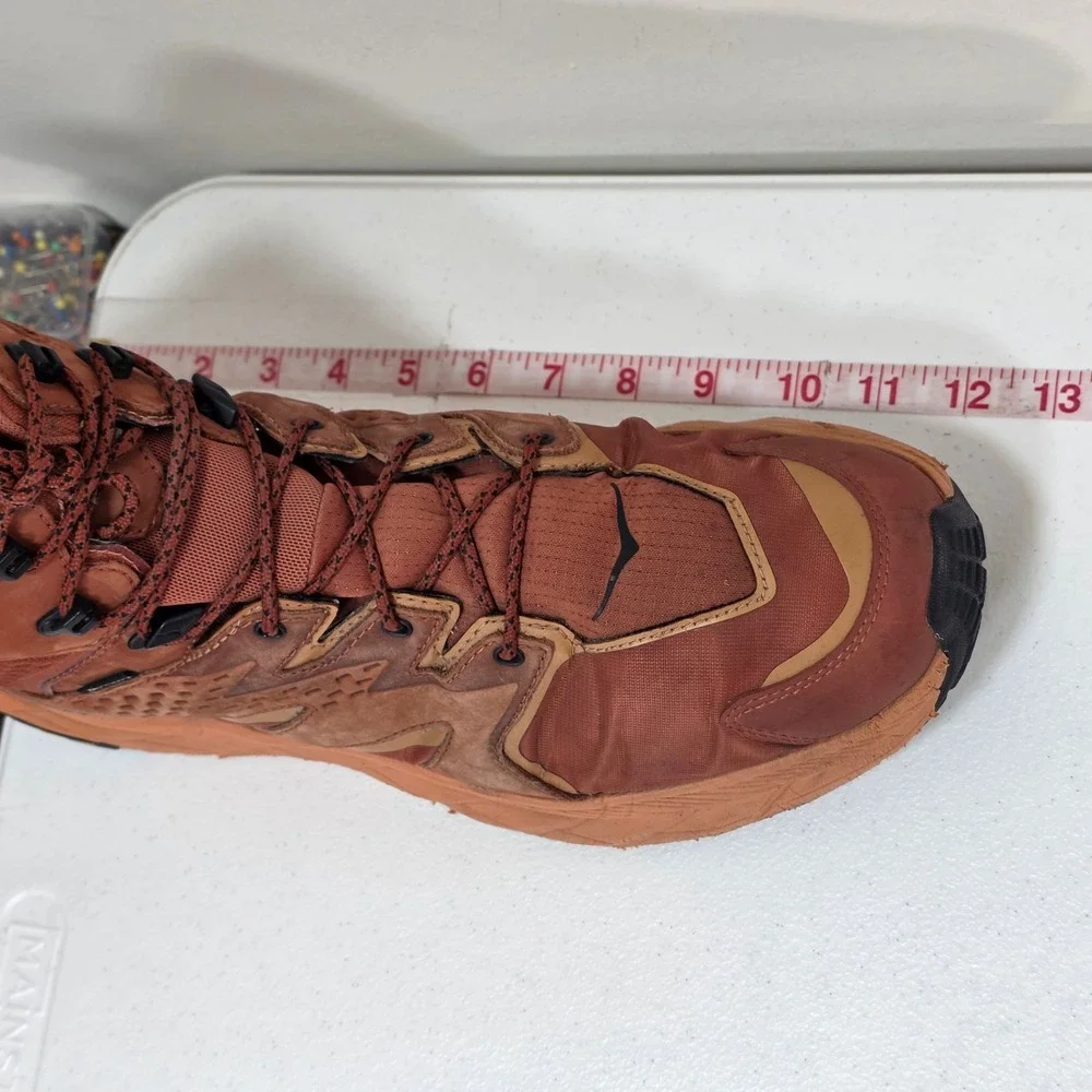 Hoka Anacapa Mid GTX Waterproof Hiking Boots Mens 13 Vibram Terra Cotta Gorpcore